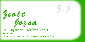 zsolt jozsa business card